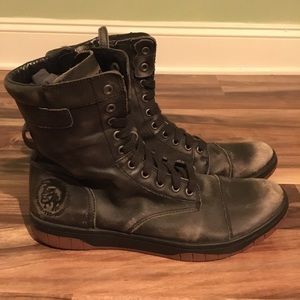 Diesel leather boots